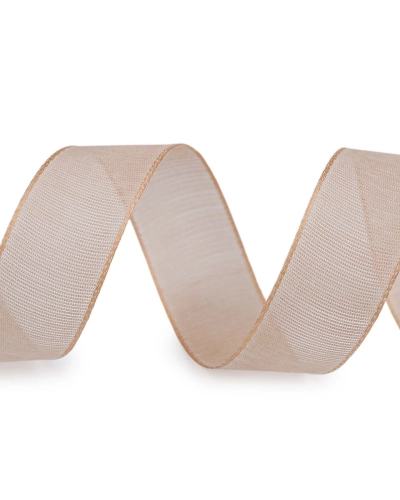 Plátnová stuha s vlascom šírka 25 mm - 25 m | Mimib