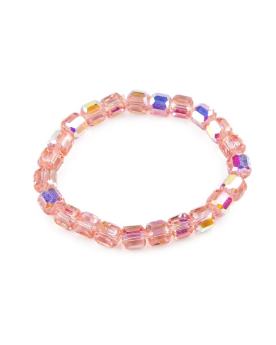 Náramok pružný z brúsených korálikov s AB efektom - 1 ks | Mimib