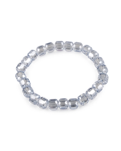 Náramok pružný z brúsených korálikov s AB efektom - 1 ks | Mimib