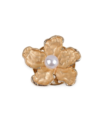 Magnetická brošňa kvet s perlou - 1 ks | Mimib