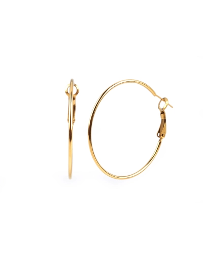 Náušnice z nerezovej ocele kruhy - 1 pár | Mimib