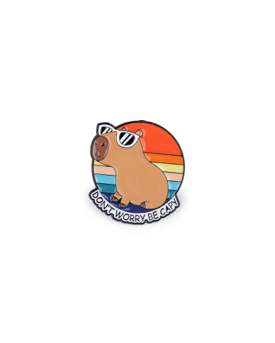 Brošňa / odznak kapybara - 1 ks | Mimib