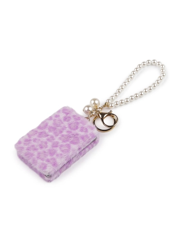 Plyšové kozmetické zrkadlo / prívesok na kabelku - 1 ks | Mimib