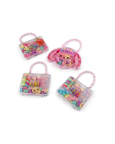 Mini gumičky a sponky do vlasov v boxe - 1 sada | Mimib