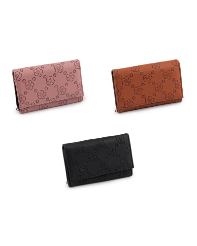 Dámska peňaženka s kvetmi 10x15 cm - 1 ks | Mimib