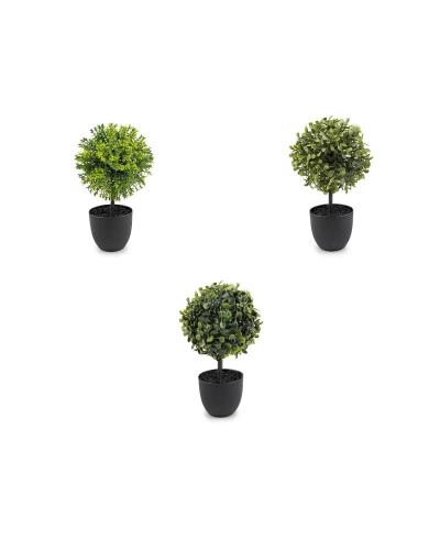 Umelý buxus v kvetináči - 1 ks | Mimib