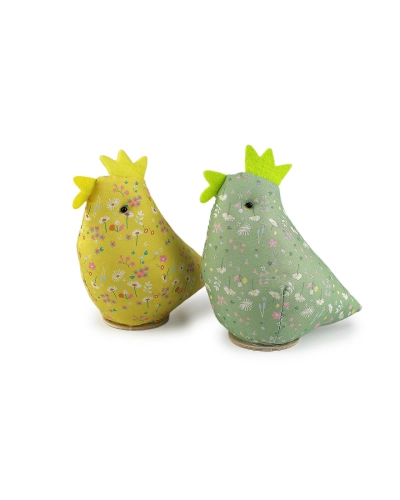 Textilná sliepočka na jarné aranžovanie - 1 ks | Mimib