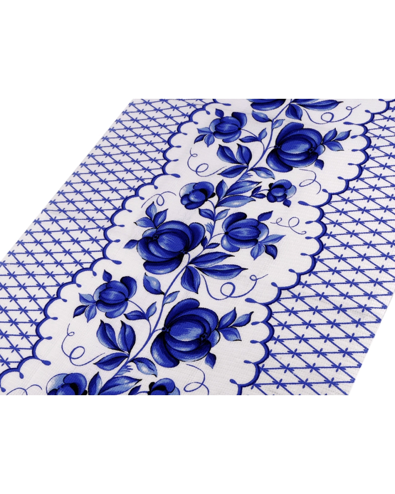 Bavlnené vaflové piké kvety - 1 m | Mimib