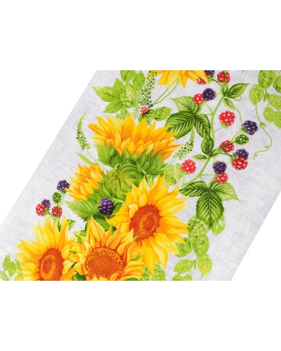 Bavlnené vaflové piké lúčne kvety - 1 m | Mimib