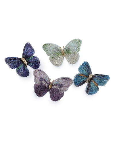 Brošňa motýľ textilný - 1 ks | Mimib