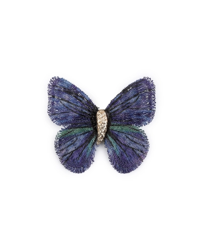 Brošňa motýľ textilný - 1 ks | Mimib
