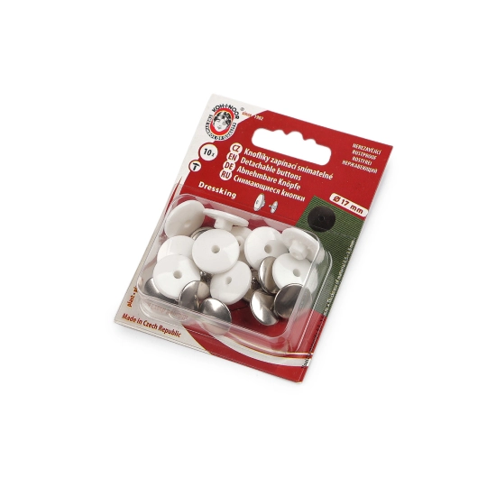 Gombík zapínací snímateľný Ø17 mm Dressking - 1 kar. | Mimib