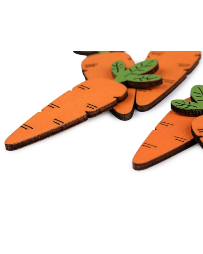 Drevená mrkva na aranžovanie - 1 sáčok | Mimib