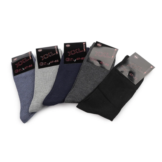Pánske bavlnené ponožky XXL - 5 ks | Mimib
