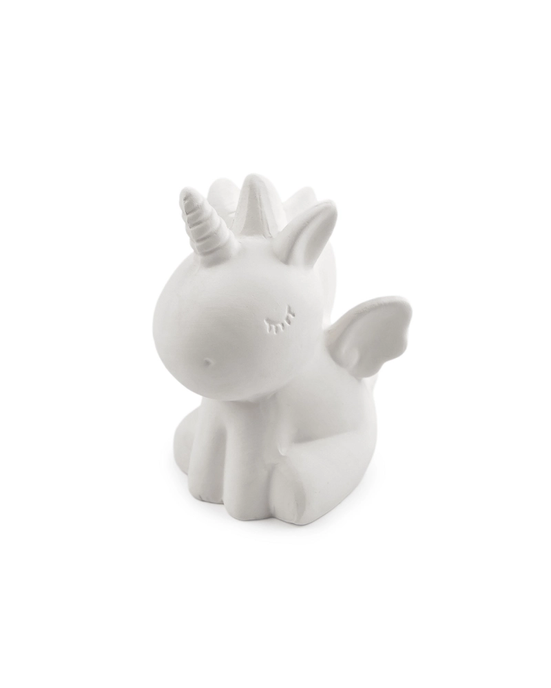 Pokladnička jednorožec na domaľovanie - 1 ks | Mimib