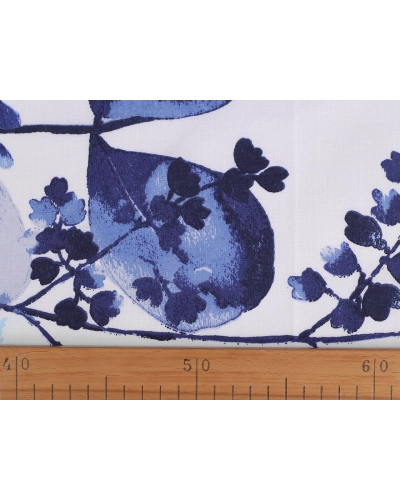 Bavlnená látka / plátno listy šírka 220 cm - 1 m | Mimib