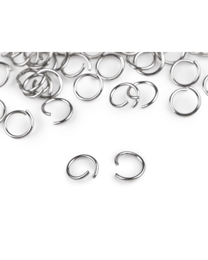 Krúžok spojovací Ø10 mm z nerezovej ocele na výrobu kľúčeniek - 1 sáčok | Mimib