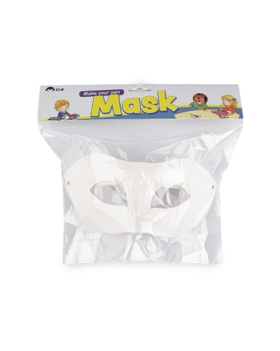 Karnevalová maska - škraboška na domaľovanie - 1 ks | Mimib