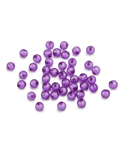 Plastové koráliky ploškované Ø8 mm - 20 g | Mimib