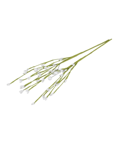 Umelá vetvička s púčikmi na drôtiku tvarovateľná - 2 ks | Mimib