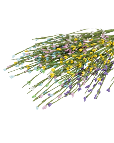 Umelá vetvička s púčikmi na drôtiku tvarovateľná - 1 ks | Mimib