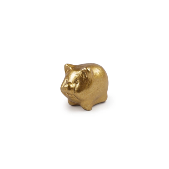 Mini zlaté prasiatko pre šťastie - 1 ks | Mimib