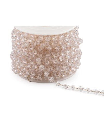 Retiazka s brúsenými korálikmi Ø4 mm metráž - 10 m | Mimib