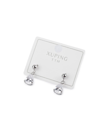 Náušnice z nerezovej ocele s brúseným kamienkom - 1 pár | Mimib