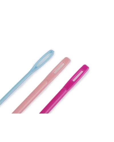 Ihly plastové so zahnutou špičkou sada 3 ks mix veľkostí - 1 sada | Mimib