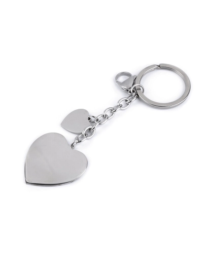 Medál kulcsra / táskára rozsdamentes acélból - 1 db. | Mimib