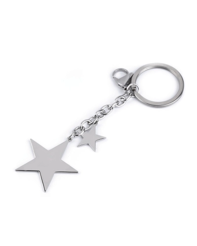 Medál kulcsra / táskára rozsdamentes acélból - 1 db. | Mimib