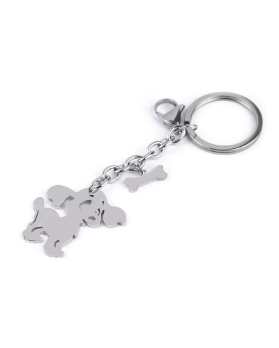 Medál kulcsra / táskára rozsdamentes acélból - 1 db. | Mimib