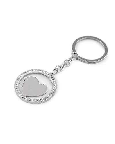 Medál kulcsra / táskára rozsdamentes acélból - 1 db. | Mimib