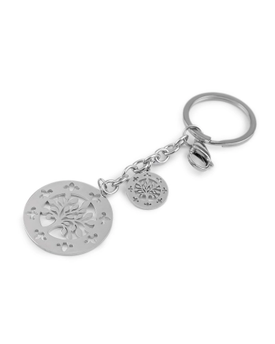 Medál kulcsra / táskára rozsdamentes acélból - 1 db. | Mimib