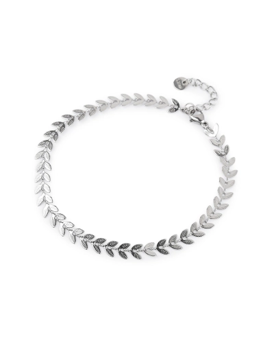 Boka lánc rozsdamentes acélból gyöngyökkel és medállal - 1 db. | Mimib