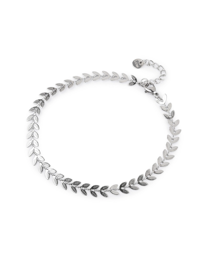 Boka lánc rozsdamentes acélból gyöngyökkel és medállal - 1 db. | Mimib