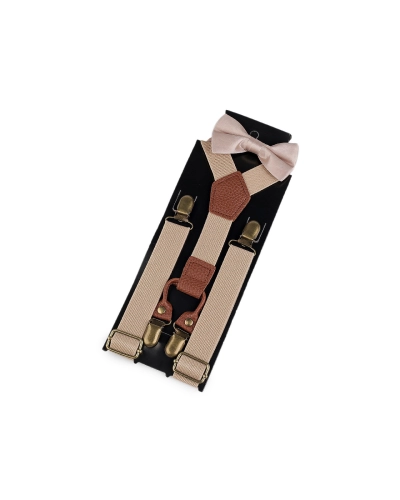 Gyerek nadrágtartó és csokornyakkendő szett - 1 szett