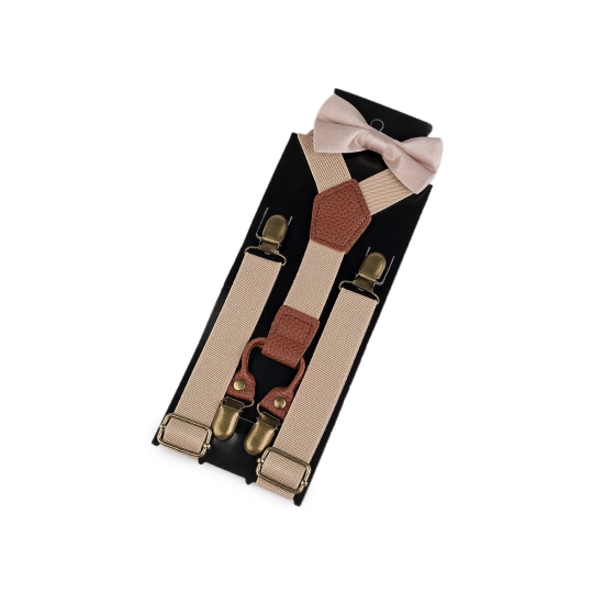 Gyerek nadrágtartó és csokornyakkendő szett - 1 szett