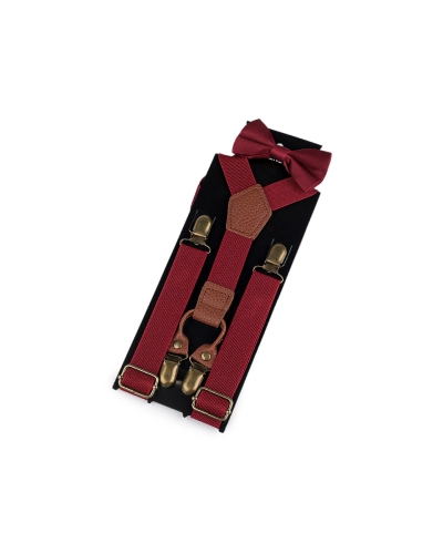 Gyerek nadrágtartó és csokornyakkendő szett - 1 szett