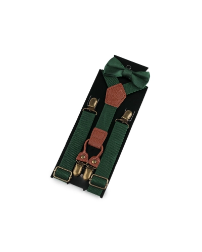 Gyerek nadrágtartó és csokornyakkendő szett - 1 szett