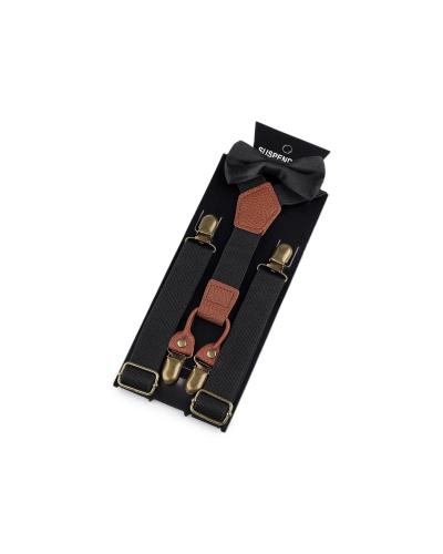 Gyerek nadrágtartó és csokornyakkendő szett - 1 szett