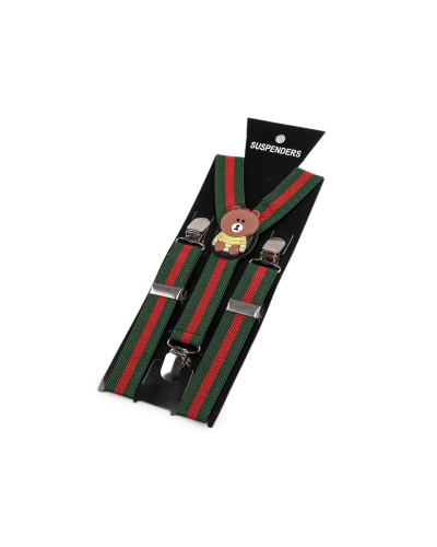 Gyerek nadrágtartó maci mintás - 1 db.