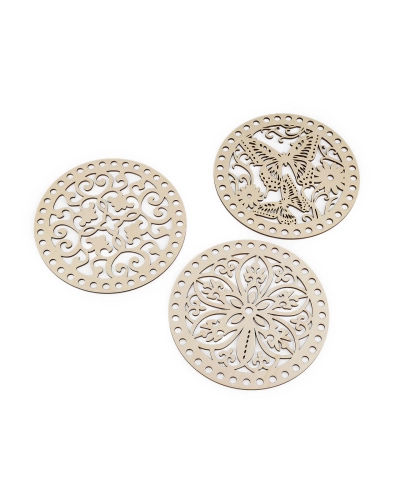 Veko na pletenie / háčkovanie košíkov Ø18 cm - 1 ks | Mimib