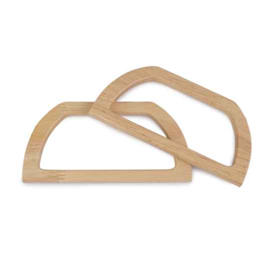 Drevené uchá z masívu na tašky - 2 ks | Mimib