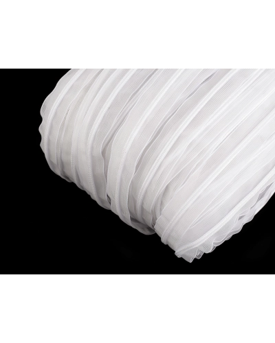 Zips špirálový skrytý No 3 transparentný metráž, na obliečky a šaty - 1 m | Mimib