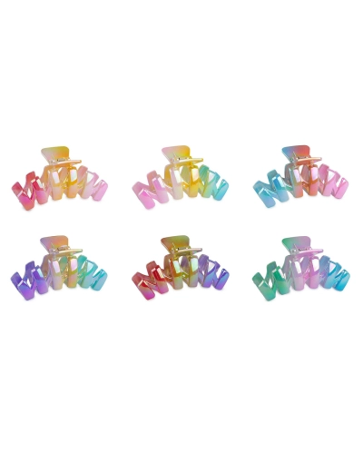 Štipec do vlasov dúhový s perleťovým leskom - 1 ks | Mimib