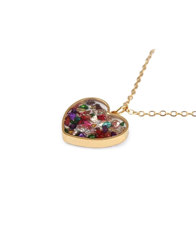 Náhrdelník z nerezovej ocele srdce - 1 ks | Mimib