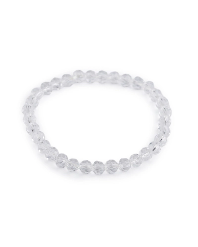 Náramok pružný z brúsených korálikov - 1 ks | Mimib