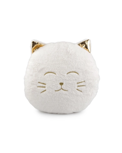 Dekoračný vankúš plyšový mačka Ø35 cm - 1 ks | Mimib