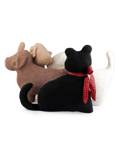 Dekoračný vankúš mačka, pes buklé - 1 ks | Mimib